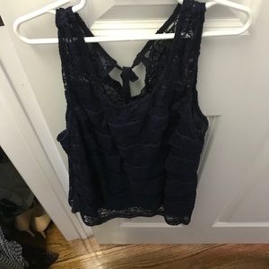 Ann Taylor blue blouse